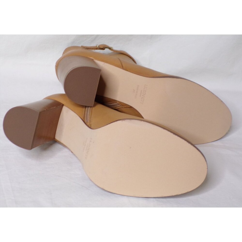 🆕 LK BENNETT Bryony Leather Belted Ankle Boot 8 Camel Tan - Picture 12 of 12